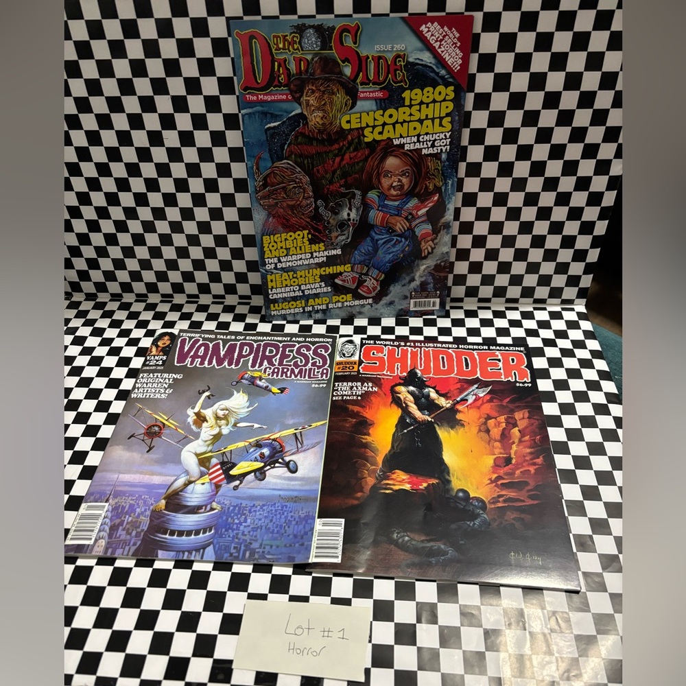 Horror Magazine Collection - Dark Side, Vampiress, Shudder